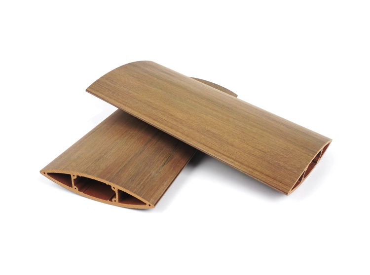 WPC exterior louvers, co-extrusion louvers, elliptical sun shading, outdoor louvers, sun shading solutions, eco-friendly louvers, OL153C louvers, architectural louvers, Mateco WPC