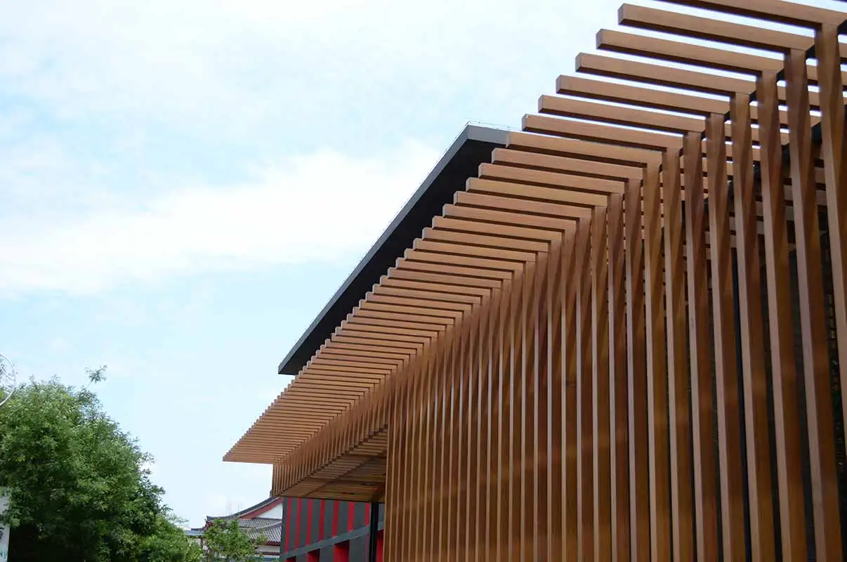 Exterior Timber Tube