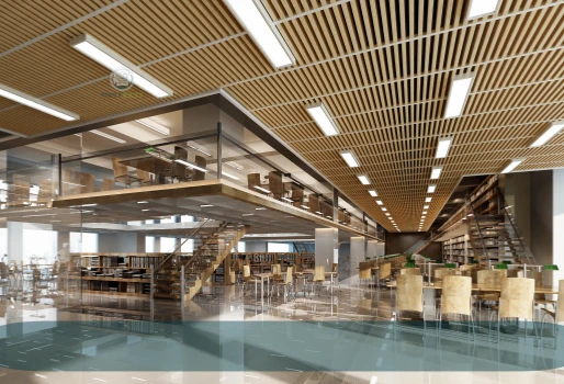 WPC False Ceilings, Traditional Ceilings, Wood Plastic Composite, Interior Design, Modern Construction, Eco-friendly Construction, Lightweight Ceilings, Slat ceiling, WPC manufacturer